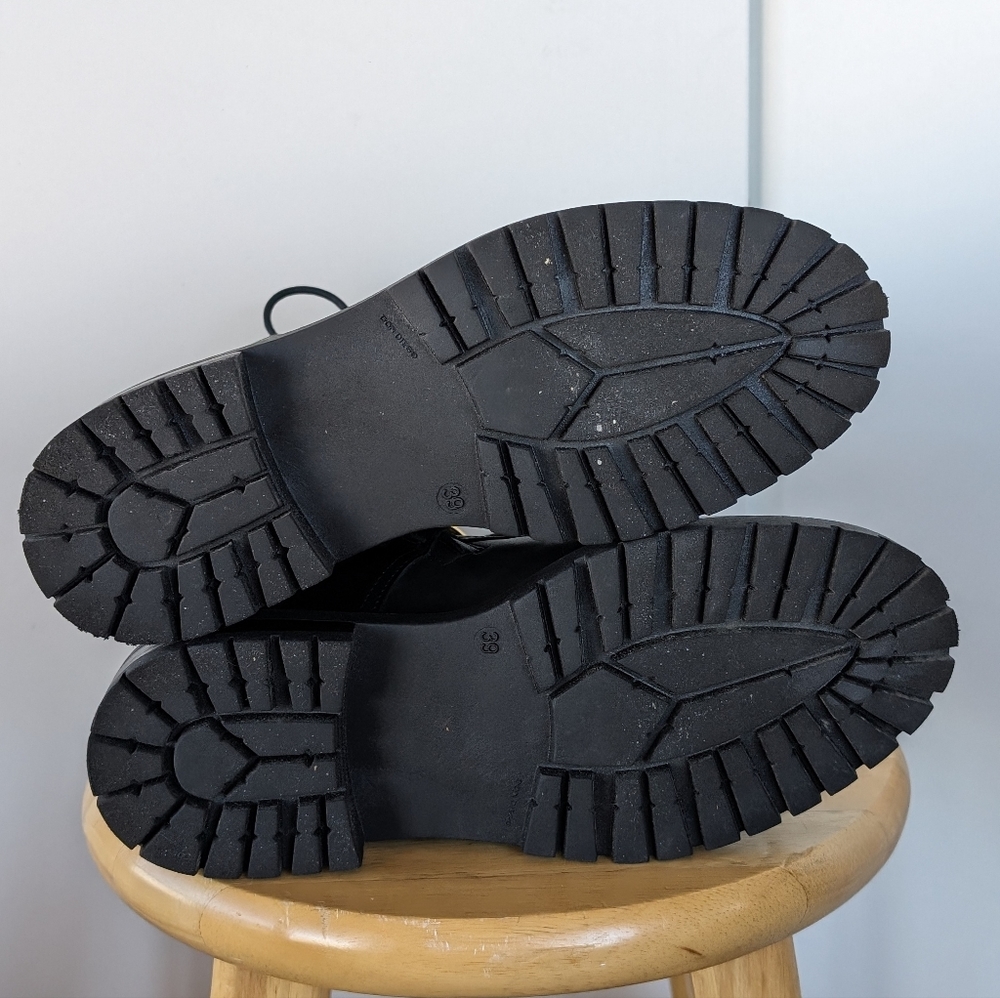 Bukela Maddy Black Women's Combat Boots - Picture 6 of 12